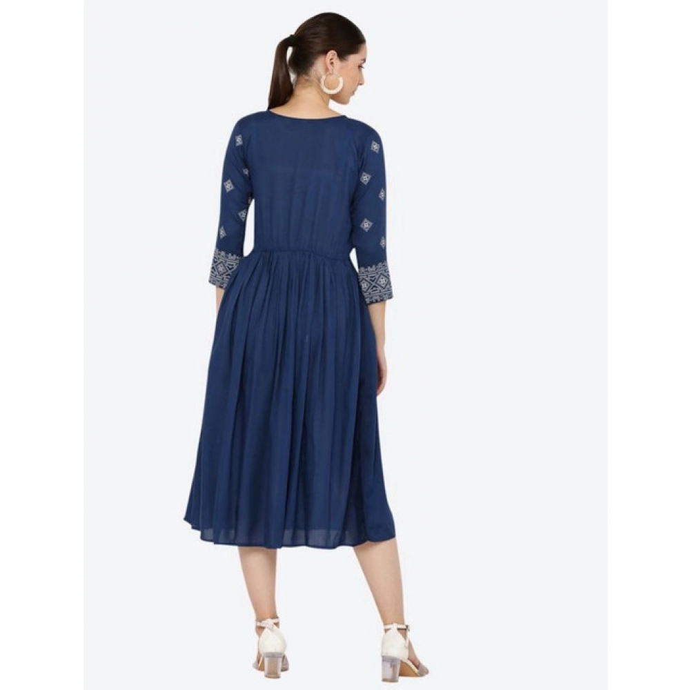 PID-63366-Women-s-Casual-Rayon-3-4th-Sleeves-Dress-Blue-4-1000×1000-1.webp