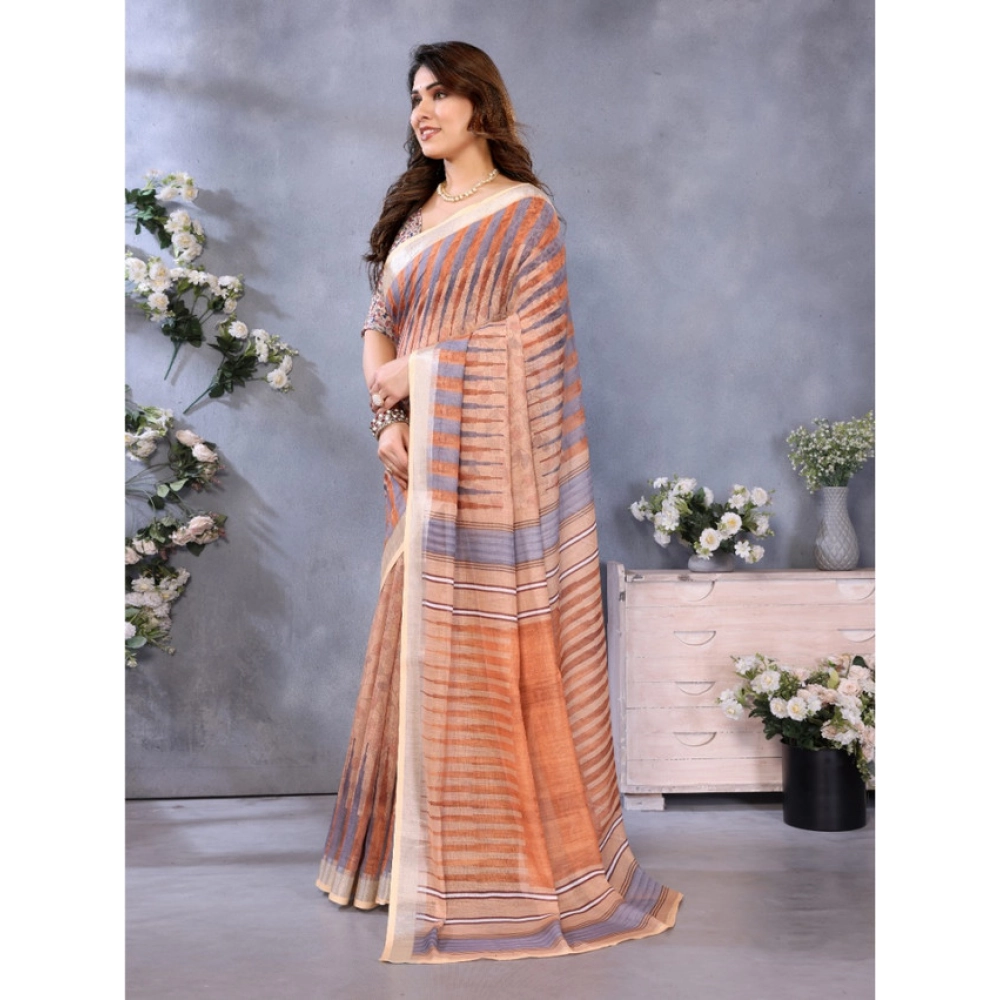 PID-63906-Women-s-Linen-Cotton-Printed-Saree-With-Unstitched-Blouse-5-5-Mtr-Brown-2-1000×1000-1.webp