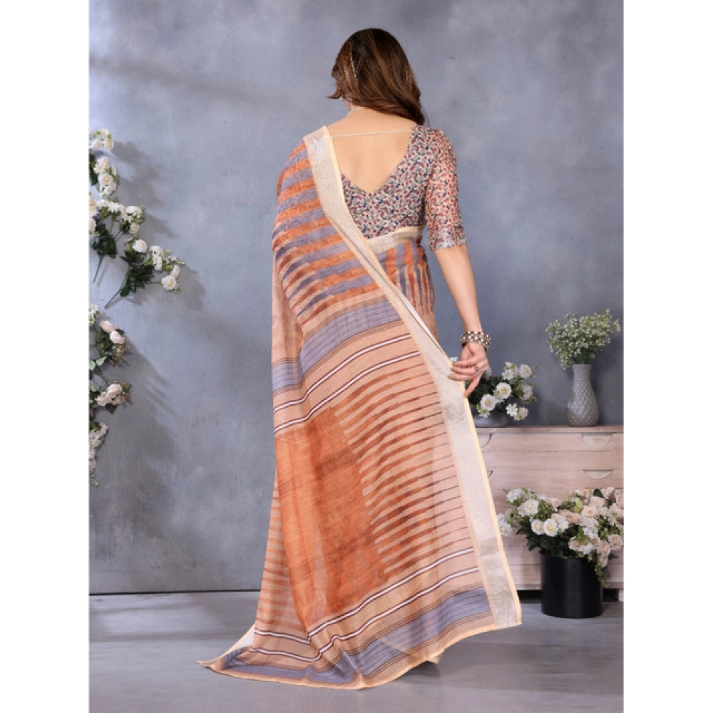 PID-63906-Women-s-Linen-Cotton-Printed-Saree-With-Unstitched-Blouse-5-5-Mtr-Brown-3-1000×1000-1.webp