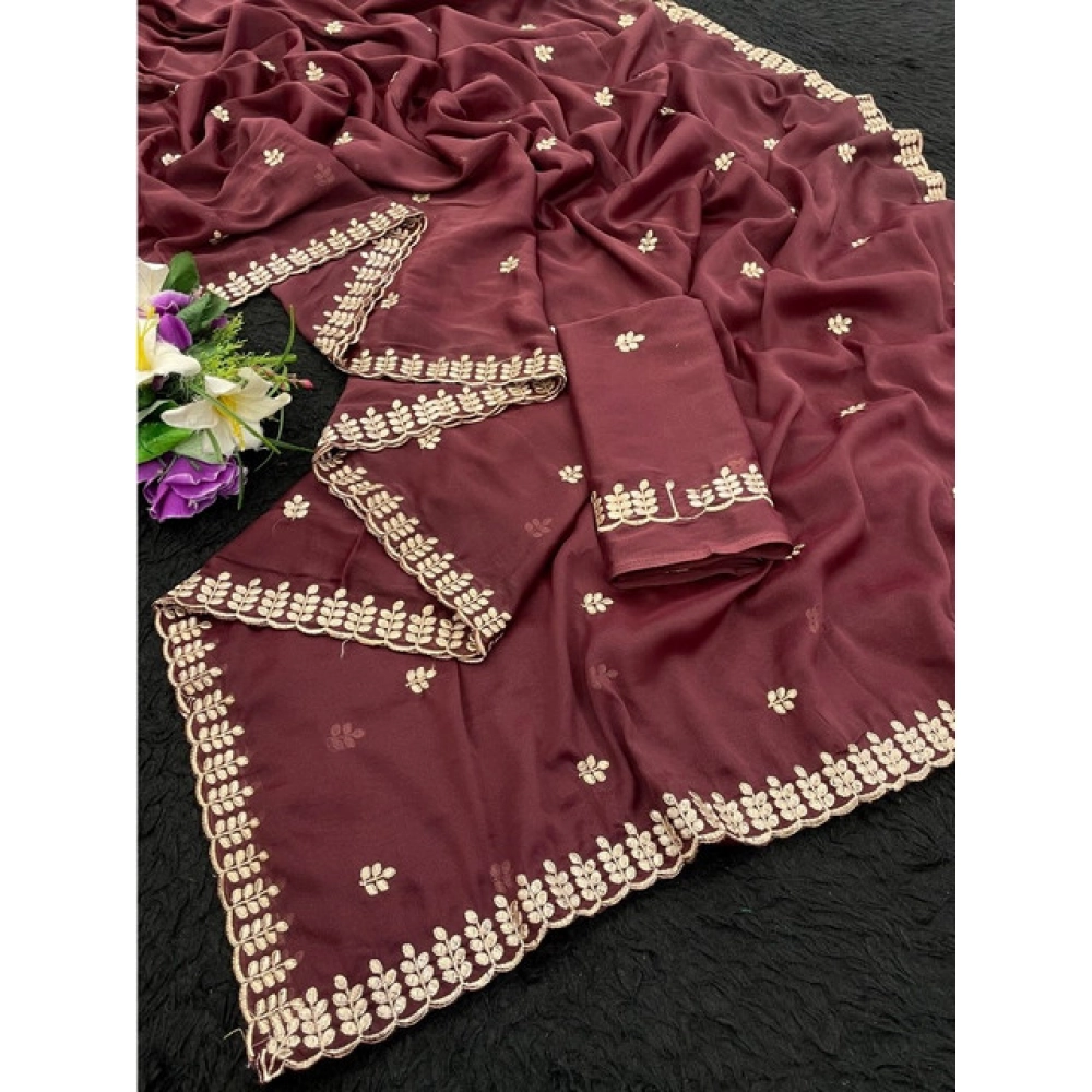 PID-64684-Women-s-Geogette-Embroidered-Saree-With-Unstitched-Blouse-5-5-Mtr-Maroon-2-1000×1000-1.webp