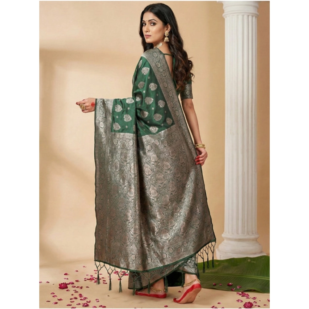 PID-65244-Women-s-Silk-Blend-Printed-Saree-With-Unstitched-Blouse-5-5-Mtr-Dark-Green-2-1000×1000-1.webp