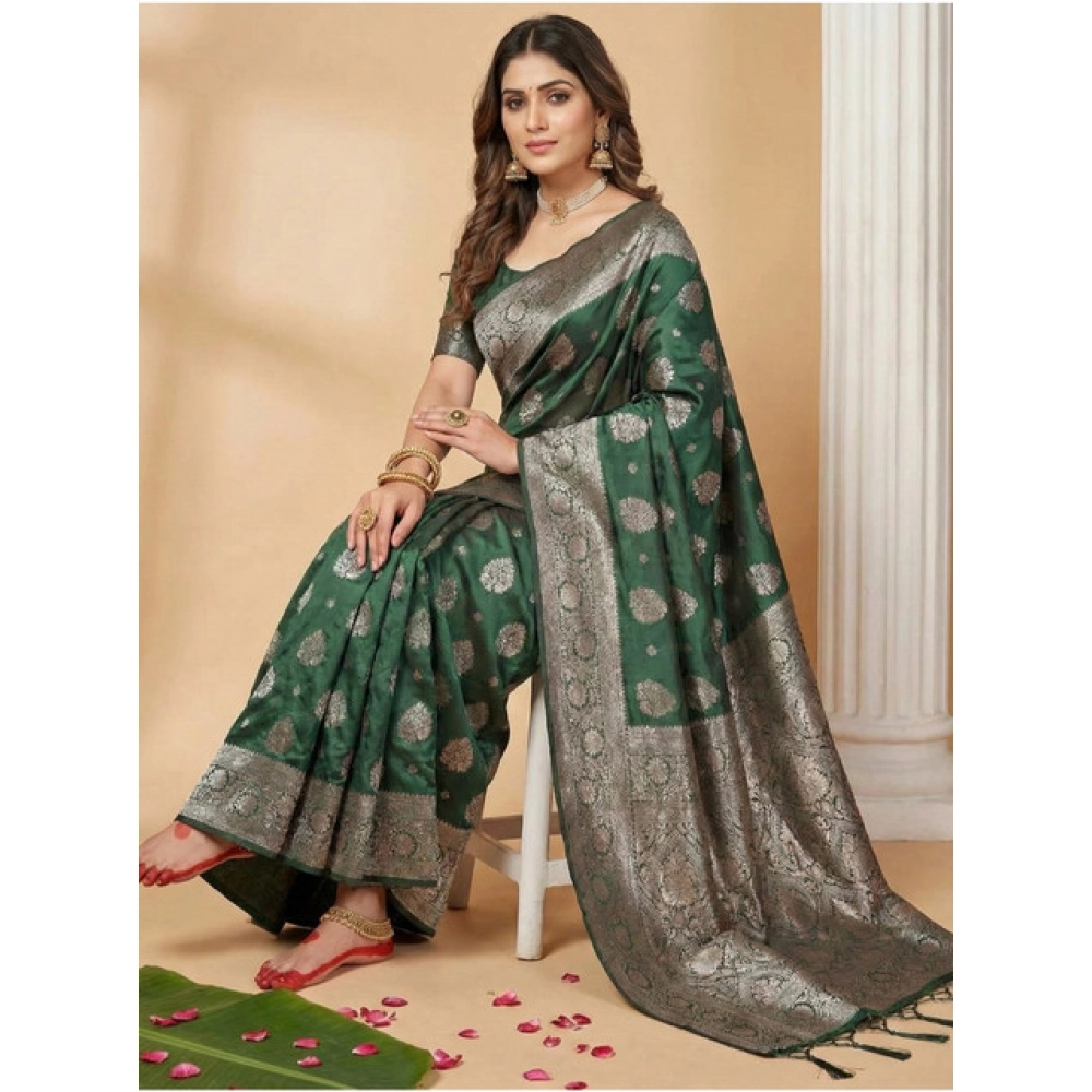 PID-65244-Women-s-Silk-Blend-Printed-Saree-With-Unstitched-Blouse-5-5-Mtr-Dark-Green-3-1000×1000-1.webp