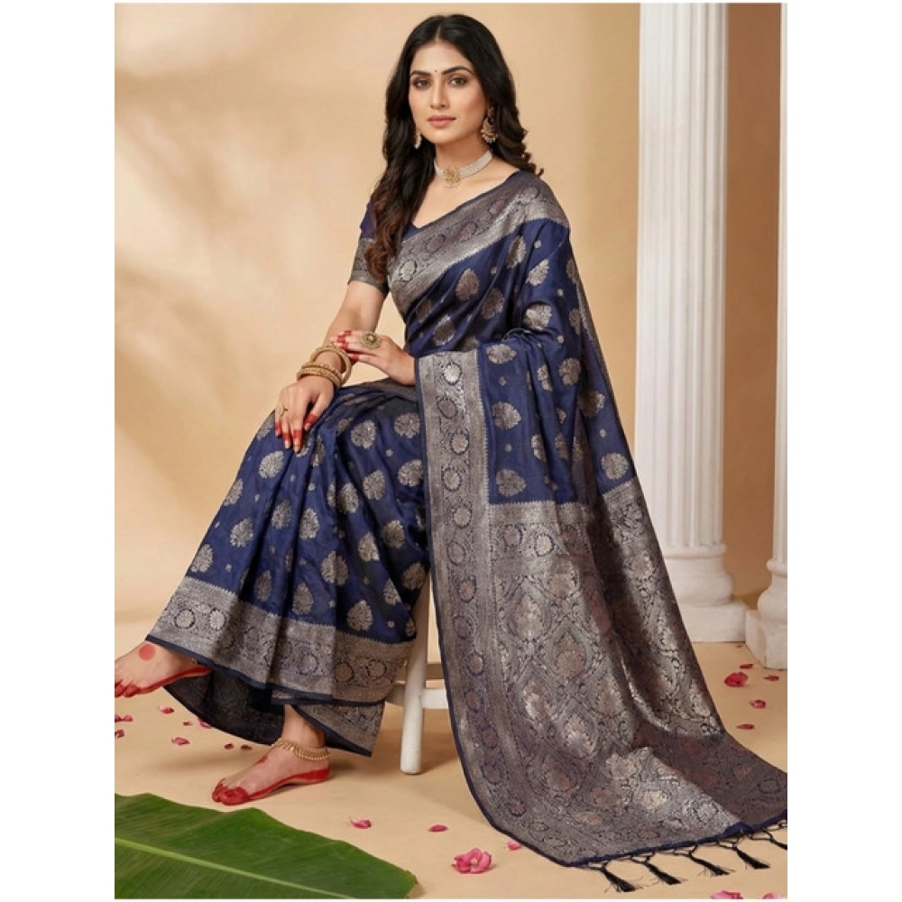 PID-65245-Women-s-Silk-Blend-Printed-Saree-With-Unstitched-Blouse-5-5-Mtr-Navy-Blue-3-1000×1000-1.webp