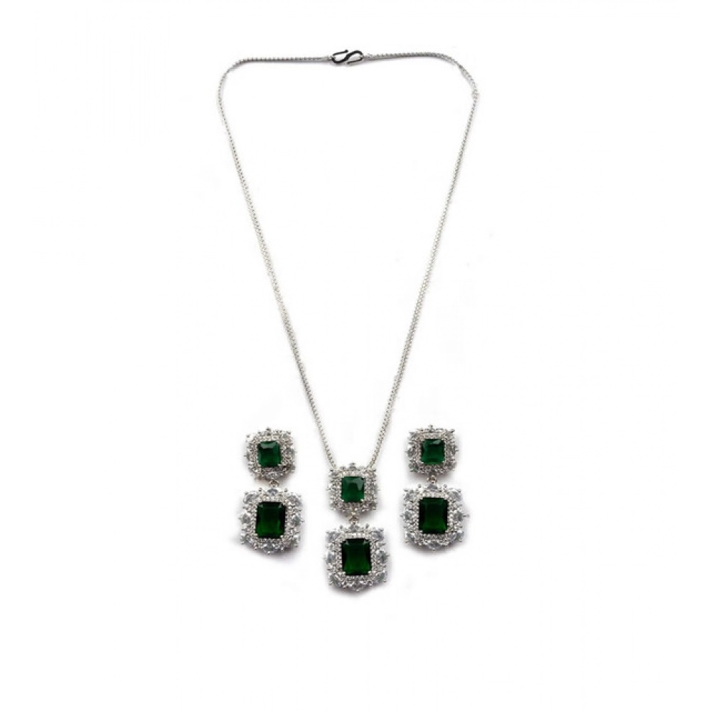 PID-66288-Women-s-Brass-Silver-Plated-Pendant-Set-Green-2-1000×1000-1.webp