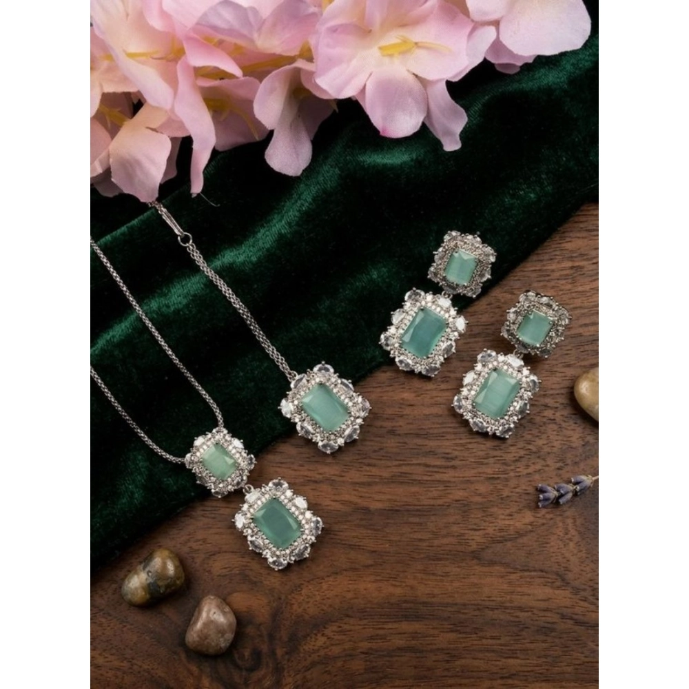 PID-66292-Women-s-Brass-Silver-Plated-Pendant-Set-Mint-1-1000x1000-1.webp