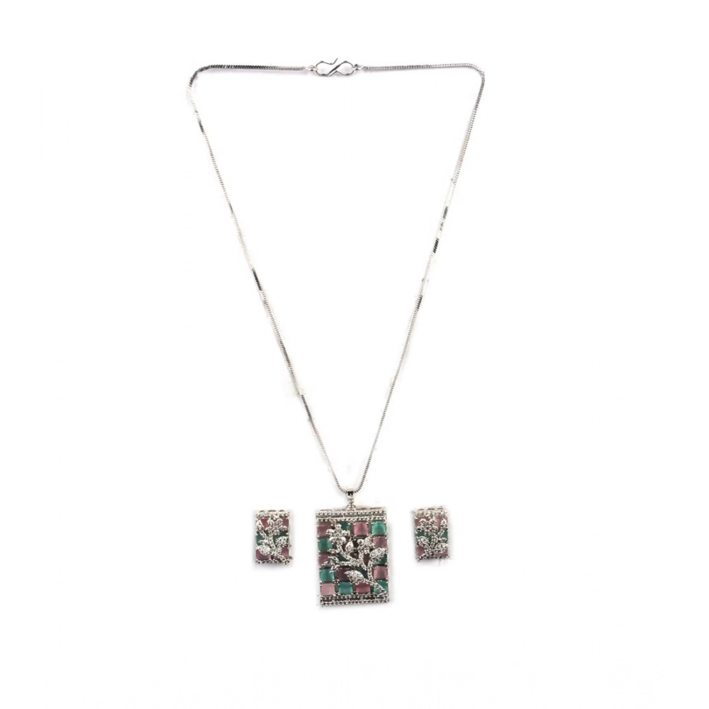 PID-66297-Women-s-Brass-Silver-Plated-Pendant-Set-Multicolor-2-1000×1000-1.webp