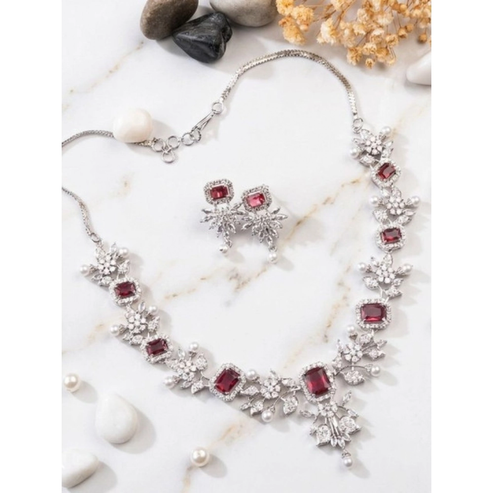 PID-66321-Women-s-Brass-Silver-Plated-Necklace-set-Red-1-1000x1000-1.webp
