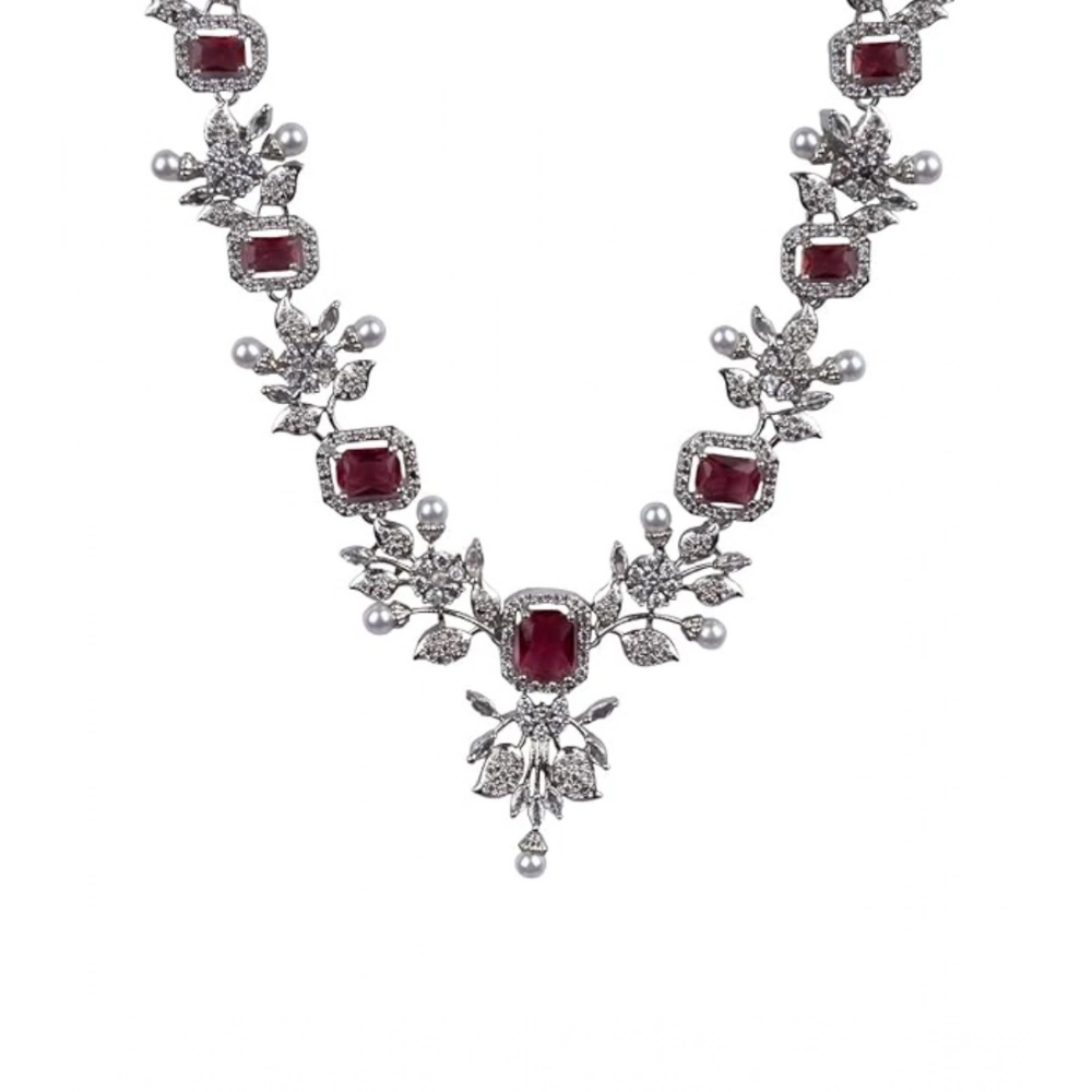 PID-66321-Women-s-Brass-Silver-Plated-Necklace-set-Red-4-1000×1000-1.webp