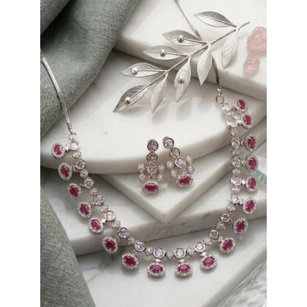 PID-66325-Women-s-Brass-Silver-Plated-Necklace-set-Red-1-1000x1000-1.webp