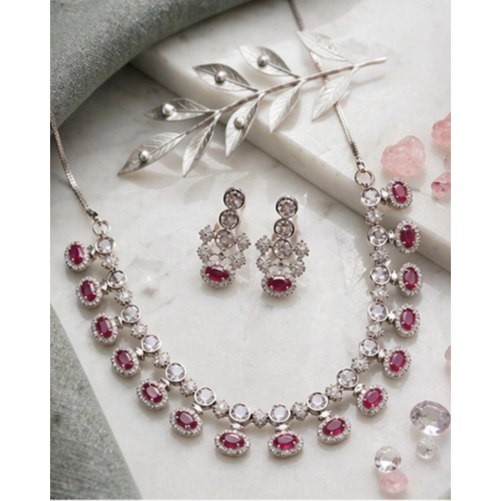 PID-66325-Women-s-Brass-Silver-Plated-Necklace-set-Red-3-1000×1000-1.webp