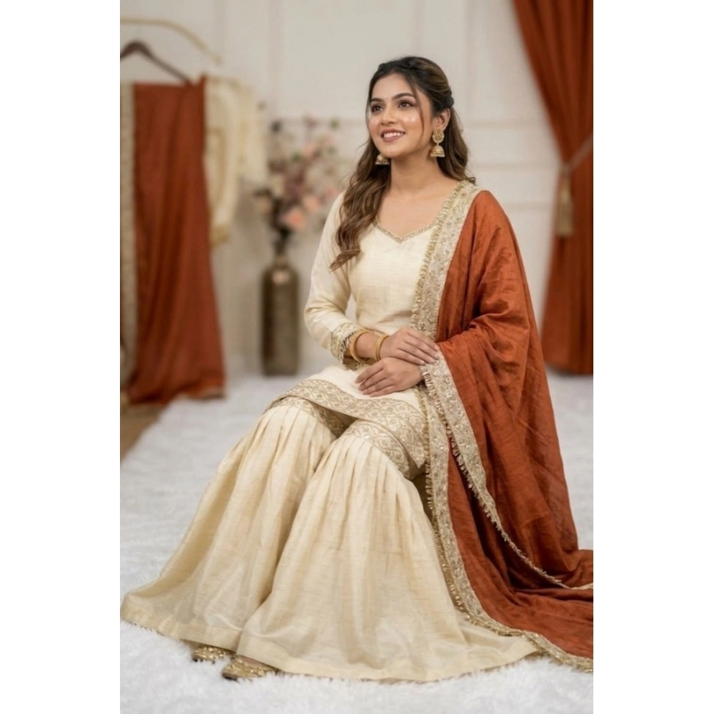 PID-66488-Women-s-Silk-Embroidered-3-4th-Sleeve-Round-Kurti-With-Palazzo-and-Dupatta-Set-Cream-3-1000×1000-1.webp