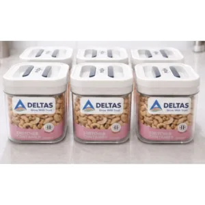 Pack of 6 Switchers Airtight Storage Container Set 500 ML (White)