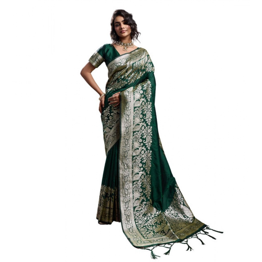 PID-67102-Women-s-Silk-Blend-Printed-Saree-With-Unstitched-Blouse-5-5-Mtr-Dark-Green-2-1000×1000-1.webp