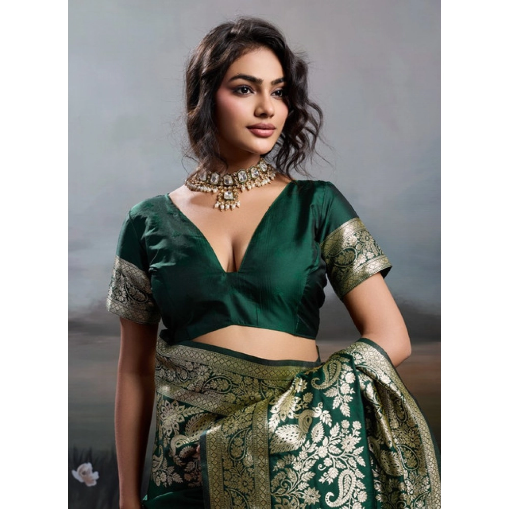 PID-67102-Women-s-Silk-Blend-Printed-Saree-With-Unstitched-Blouse-5-5-Mtr-Dark-Green-5-1000×1000-1.webp