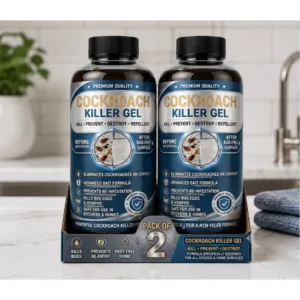 Pack of 2 Cockroach Killer Gel Bottles 100 ML