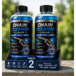 Pack of 2 Chain Cleaner Liquid Bottles 100 ML
